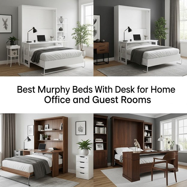 Best Murphy Beds With Desk for Home Office and Guest Rooms