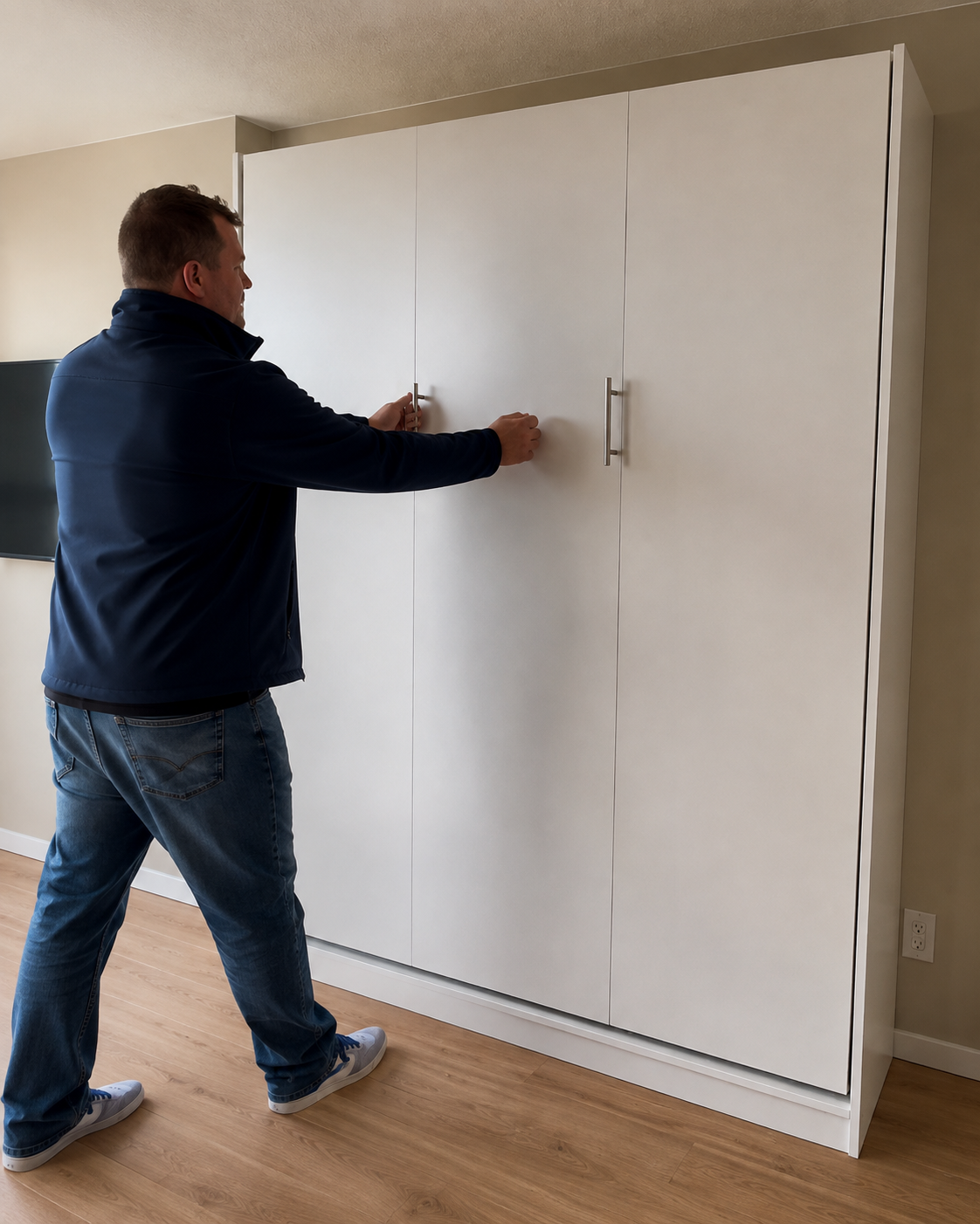 Order a Murphy bed with assistance