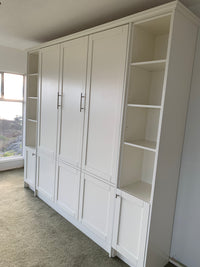 Douglas Queen Murphy Bed with Two Side Cabinets