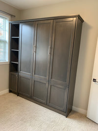 Douglas Queen Murphy Bed with Two Side Cabinets