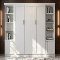 Douglas Queen Murphy Bed with Two Side Cabinets