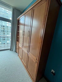 Douglas Queen Murphy Bed with Two Side Cabinets