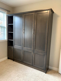 Douglas Queen Murphy Bed with Two Side Cabinets
