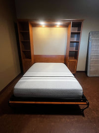 Douglas Queen Murphy Bed with Two Side Cabinets