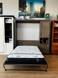 Douglas Queen Murphy Bed with Two Side Cabinets