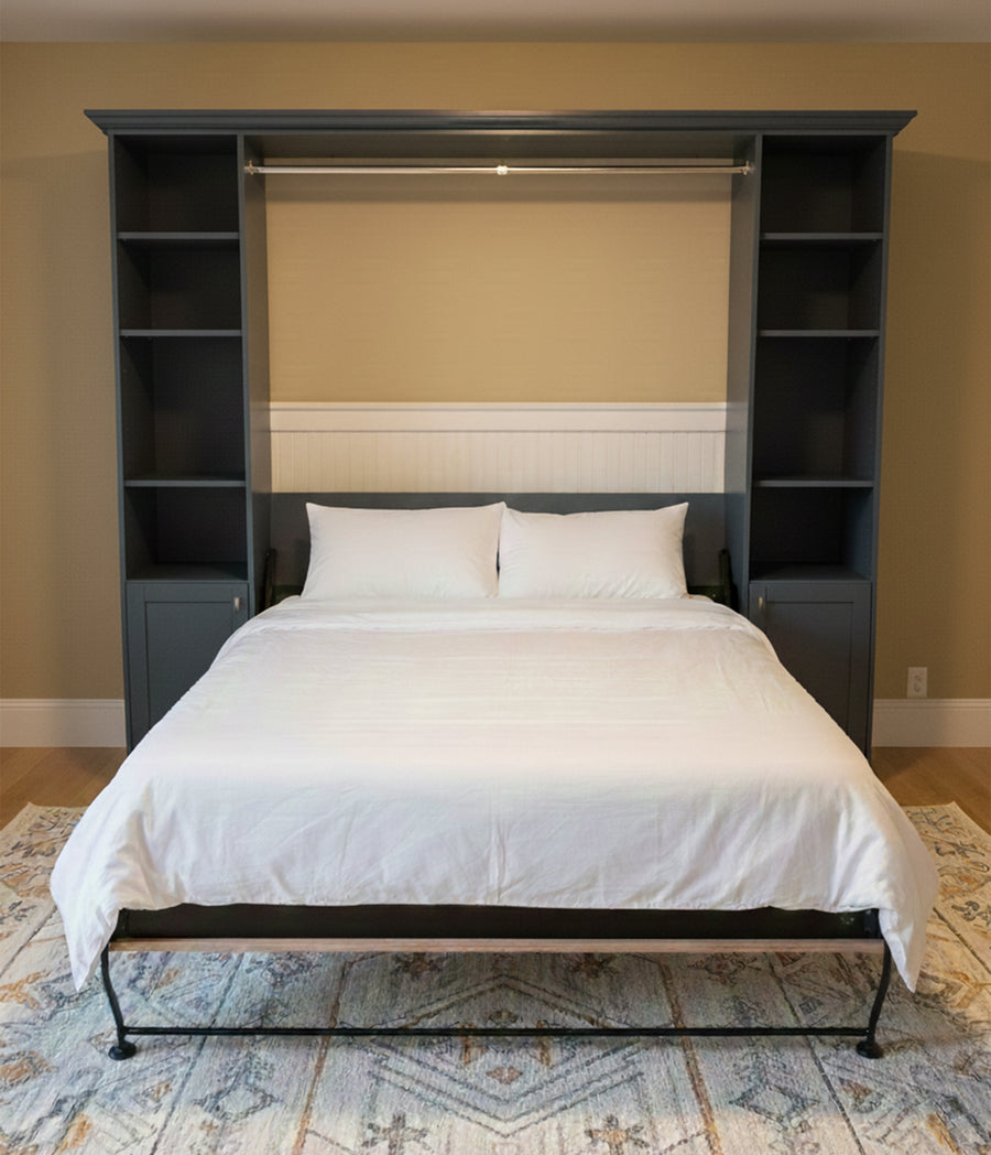 Murphy bed with shelving from Empress Collection  multifunctional furniture for compact and luxurious spaces