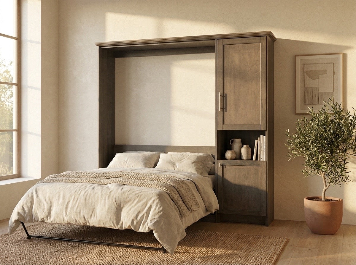 Installed Murphy Bed open position