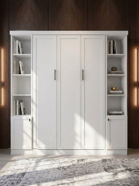 Douglas Queen Murphy Bed with Two Side Cabinets